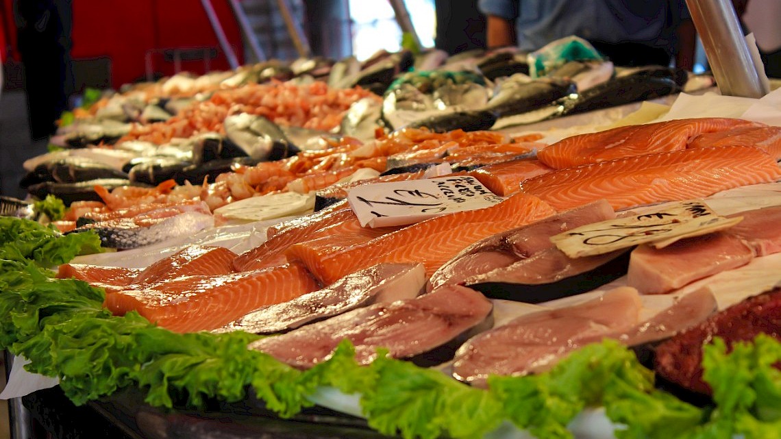 Zalm met appeltjes uit Normandië